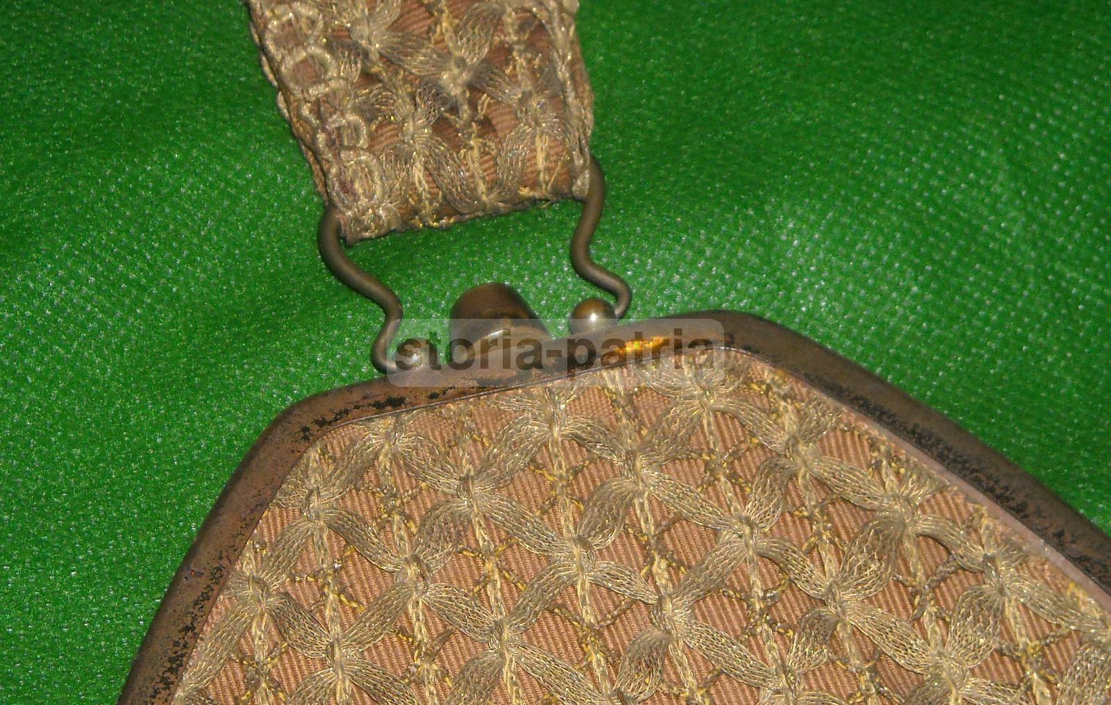 Abbigliamento, Moda Femminile, Inusuale Borsetta, Vintage, Con Artistica Lavorazione immagine 7