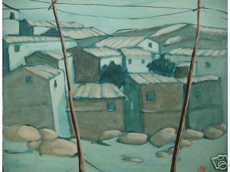 Abruzzo, Arte Contemporanea, Da Collezione, Artista Novelli, Decorativo Dipinto immagine 1