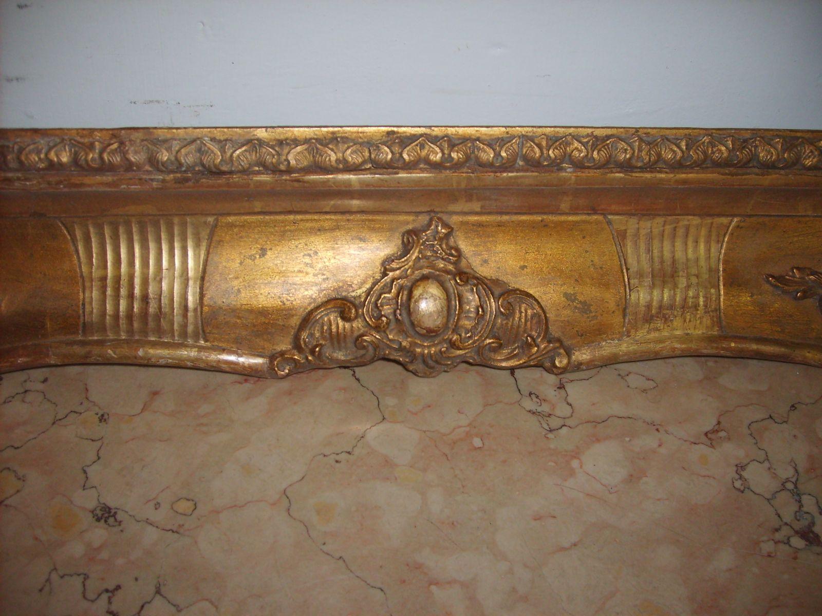 Antica Cornice Dorata, Belle Dimensioni, Decorativa, Utile Per Quadri O Specchiera immagine 1