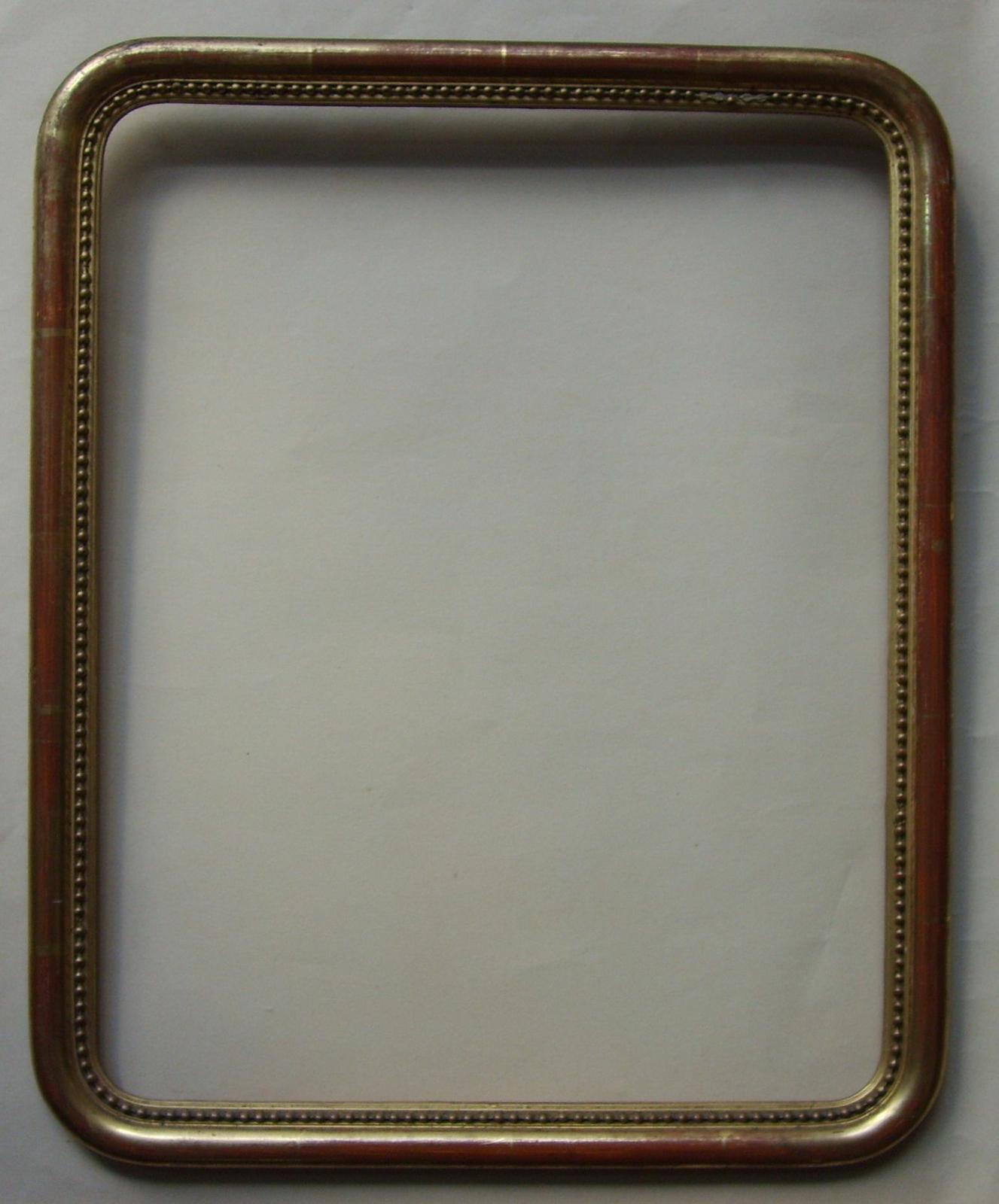 Antica Cornice Dorata, Graziose Belle Dimensioni, Utile Per Varie Opere Darte immagine 7