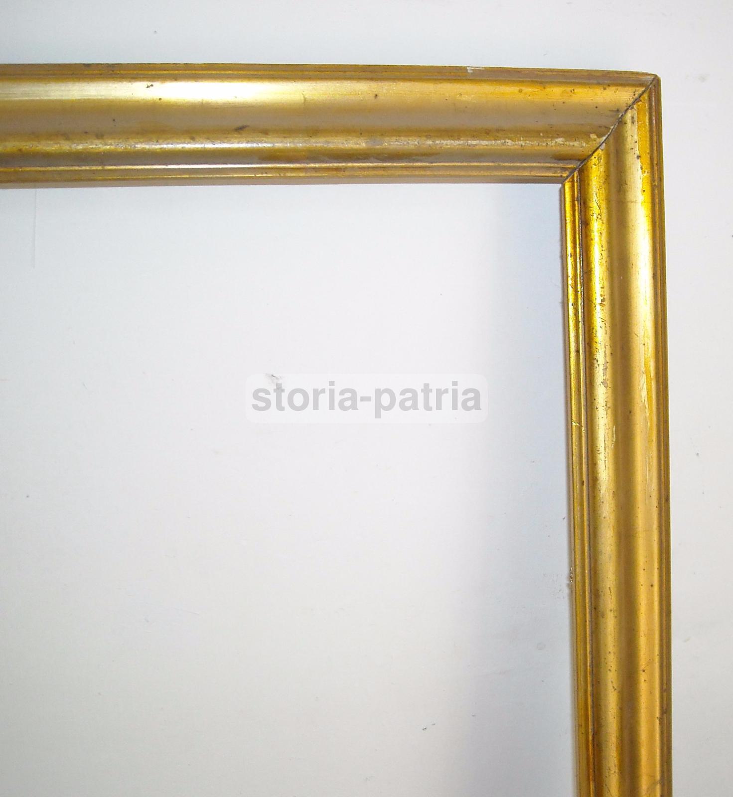 Antica Cornice Dorata, Utile Per Dipinti E Incisioni, Ovunque Collocabile, d'Epoca immagine 4