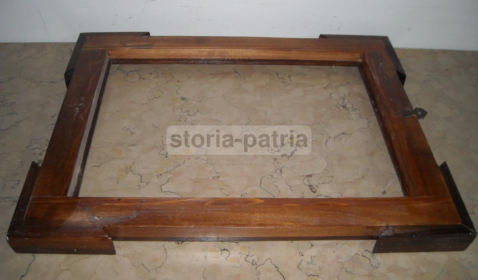 Antica Cornice, In Legno Con Filettatura Ad Intarsio, Utile Per Stampe O Dipinti immagine 3