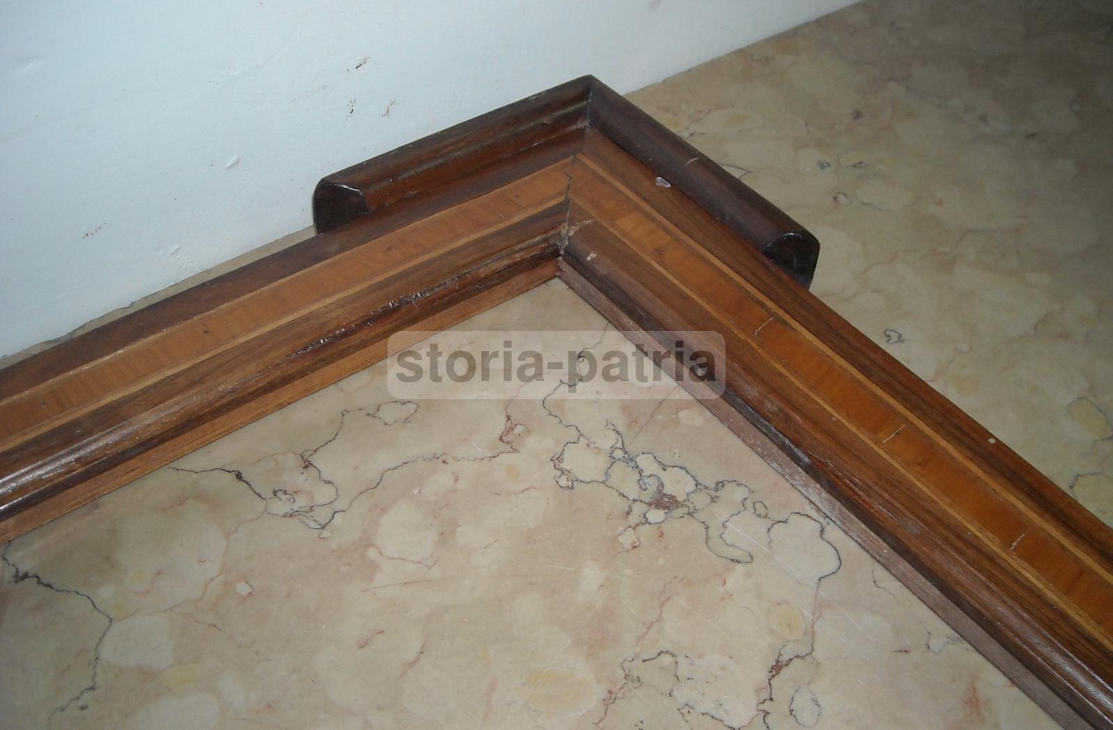 Antica Cornice, In Legno Con Filettatura Ad Intarsio, Utile Per Stampe O Dipinti immagine 9