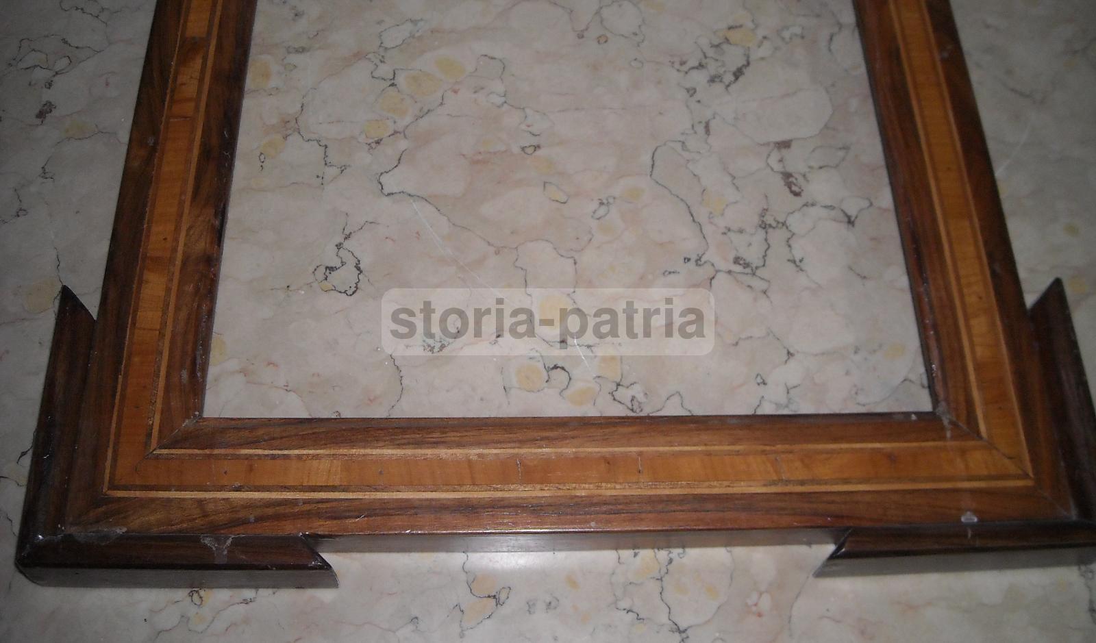 Antica Cornice, In Legno Con Filettatura Ad Intarsio, Utile Per Stampe O Dipinti immagine 12