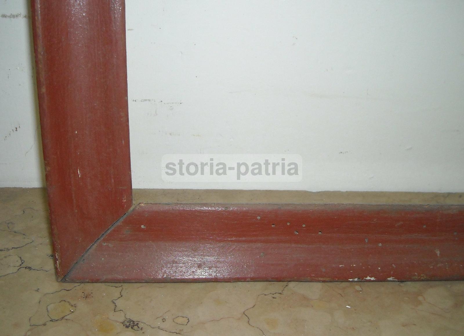 Antica Cornice, Originale d'Epoca, In Legno Massiccio, Decorativa, Da Restaurare immagine 1