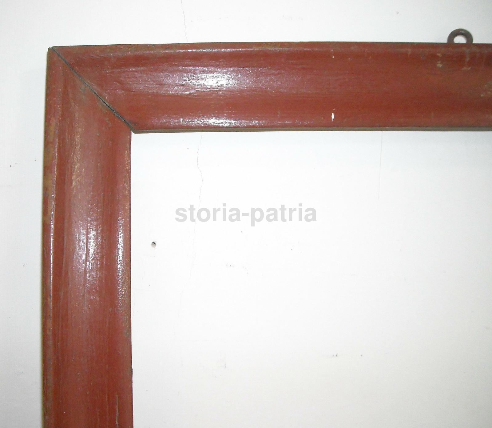 Antica Cornice, Originale d'Epoca, In Legno Massiccio, Decorativa, Da Restaurare immagine 2