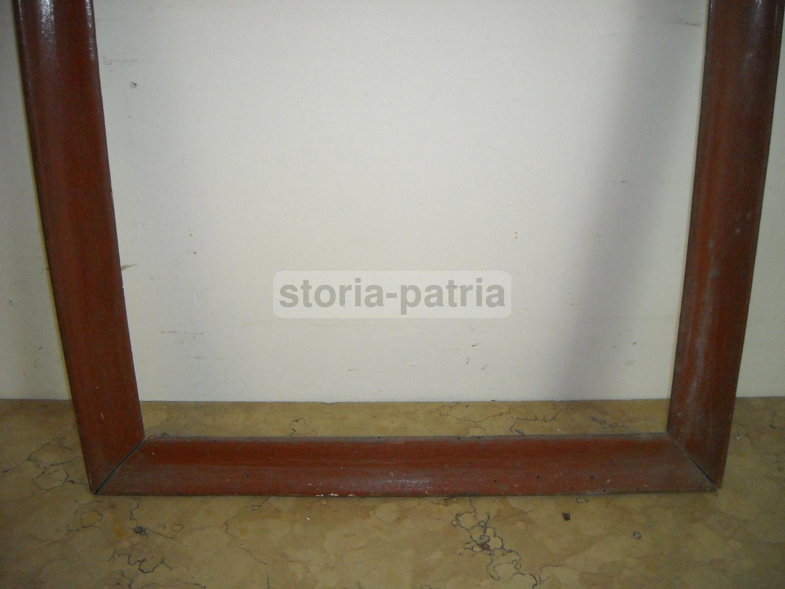 Antica Cornice, Originale d'Epoca, In Legno Massiccio, Decorativa, Da Restaurare immagine 5