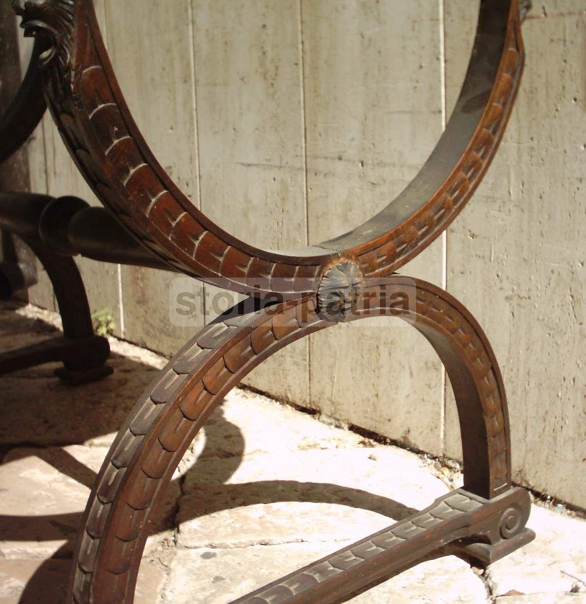 Antica Ebanisteria, Pregevoli Intagli, Decorativa Sedia, Ovunque Collocabile, Utile immagine 5