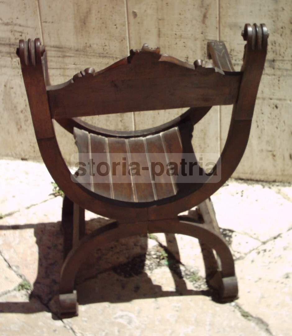 Antica Ebanisteria, Pregevoli Intagli, Decorativa Sedia, Ovunque Collocabile, Utile immagine 15