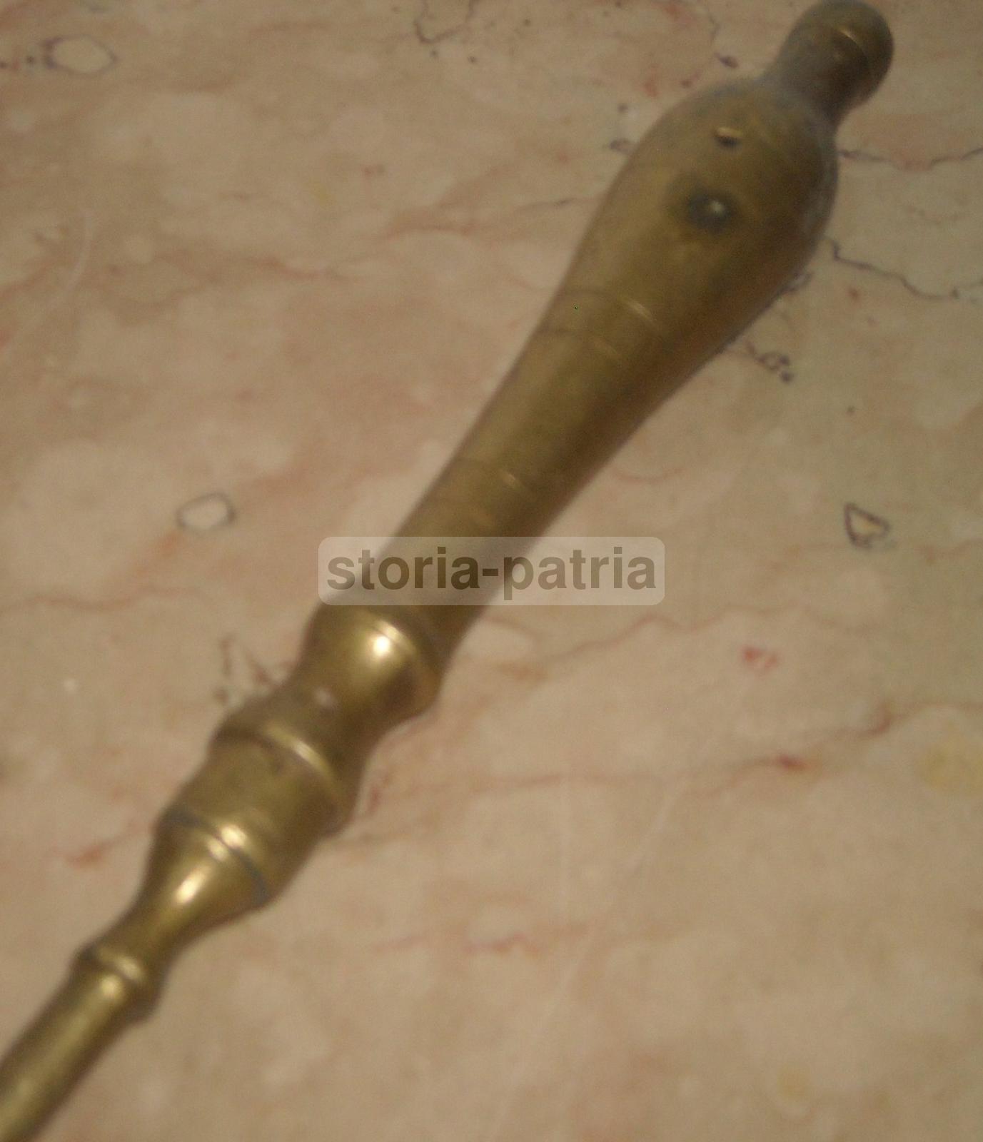 Antica Paletta Per Braciere, Utile, Decorativa, Da Collezione, In Ottone, d'Epoca immagine 4