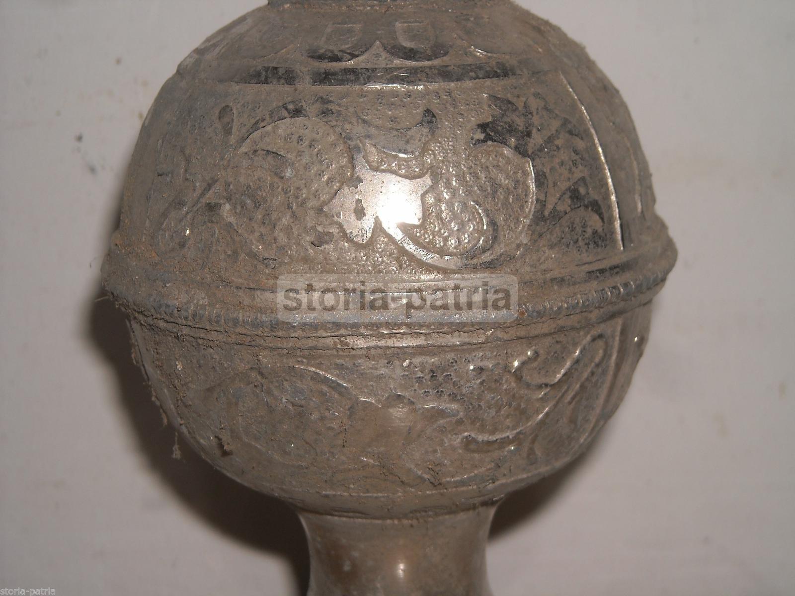 Antiquariato, Antico Pomolo, Utilissimo Per Antichi Letti, Da Collezione, Decorato immagine 1