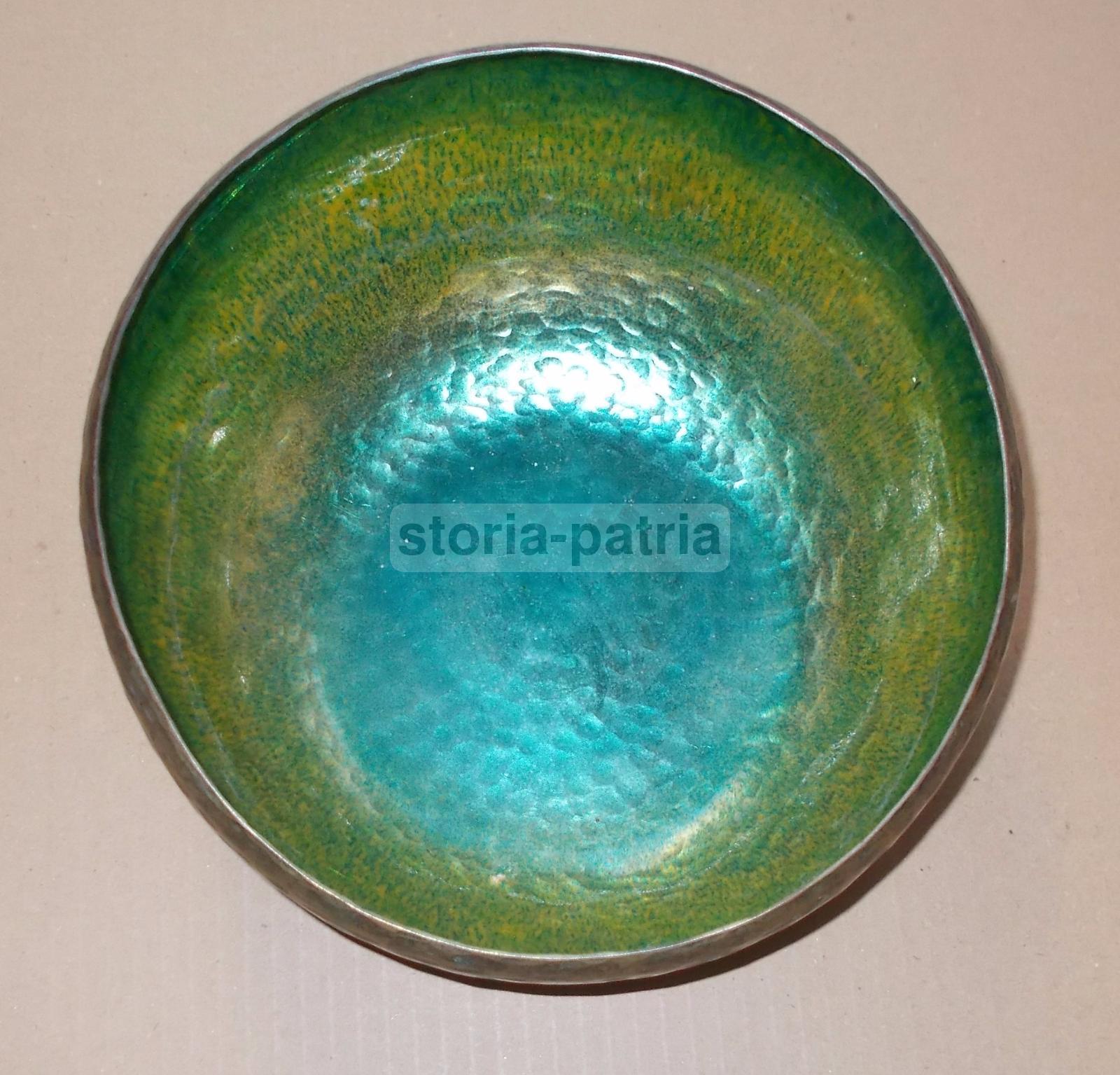 Arte, Design, Soprammobile Da Collezione, Decorativa Ciotola, Metallo Battuto, Laras immagine 6
