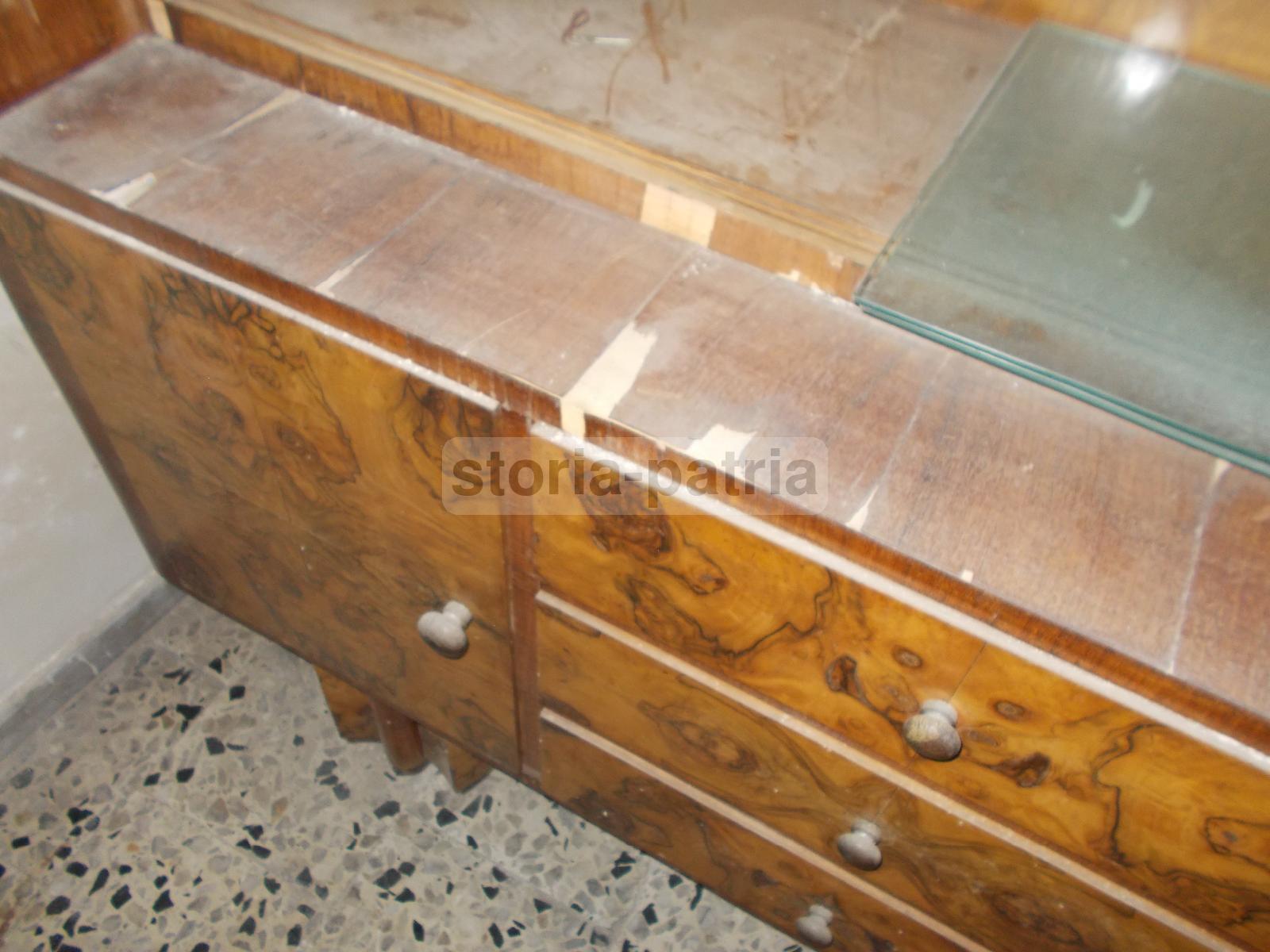 Arti Decorative Del 900, Design, Stilizzato Mobile Credenza, Legno, Radica, d'Epoca immagine 8