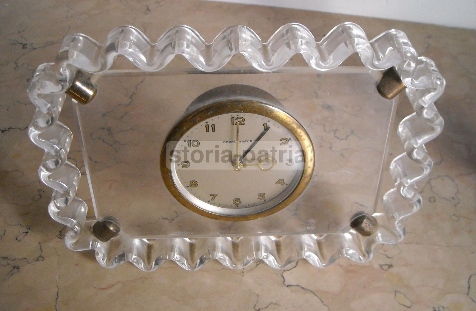 Arti Decorative Del 900, Raro Orologio d'Epoca, Inusuale Design, Ernst, Pregevole immagine 1