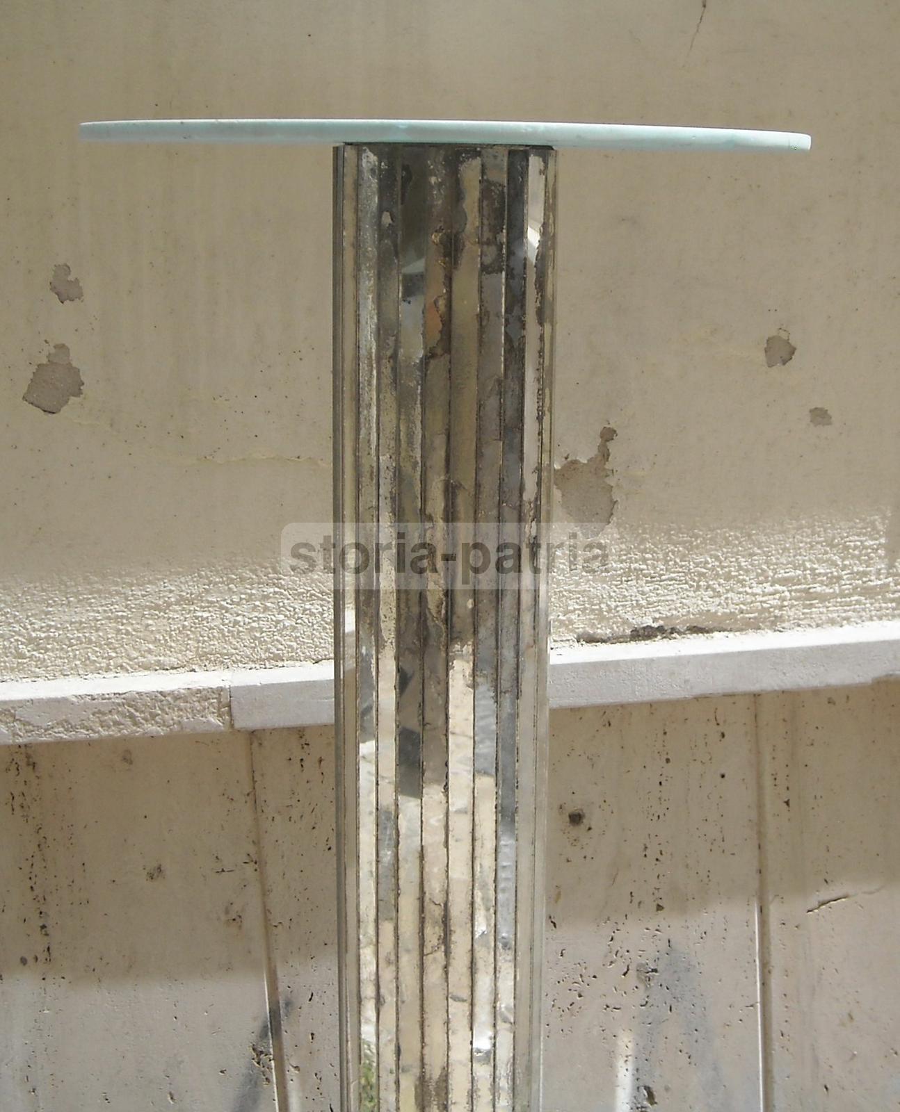 Arti Decorative, Modernariato, Design, Interessante Colonna Con Specchi, Utilissima immagine 3