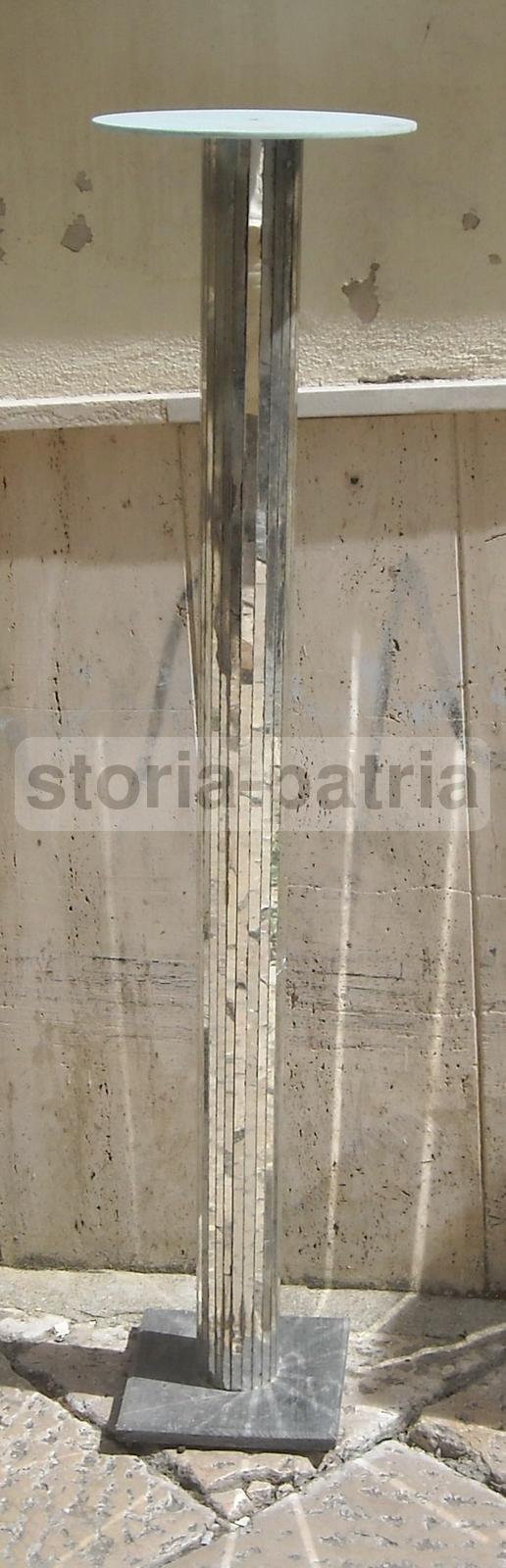 Arti Decorative, Modernariato, Design, Interessante Colonna Con Specchi, Utilissima immagine 4