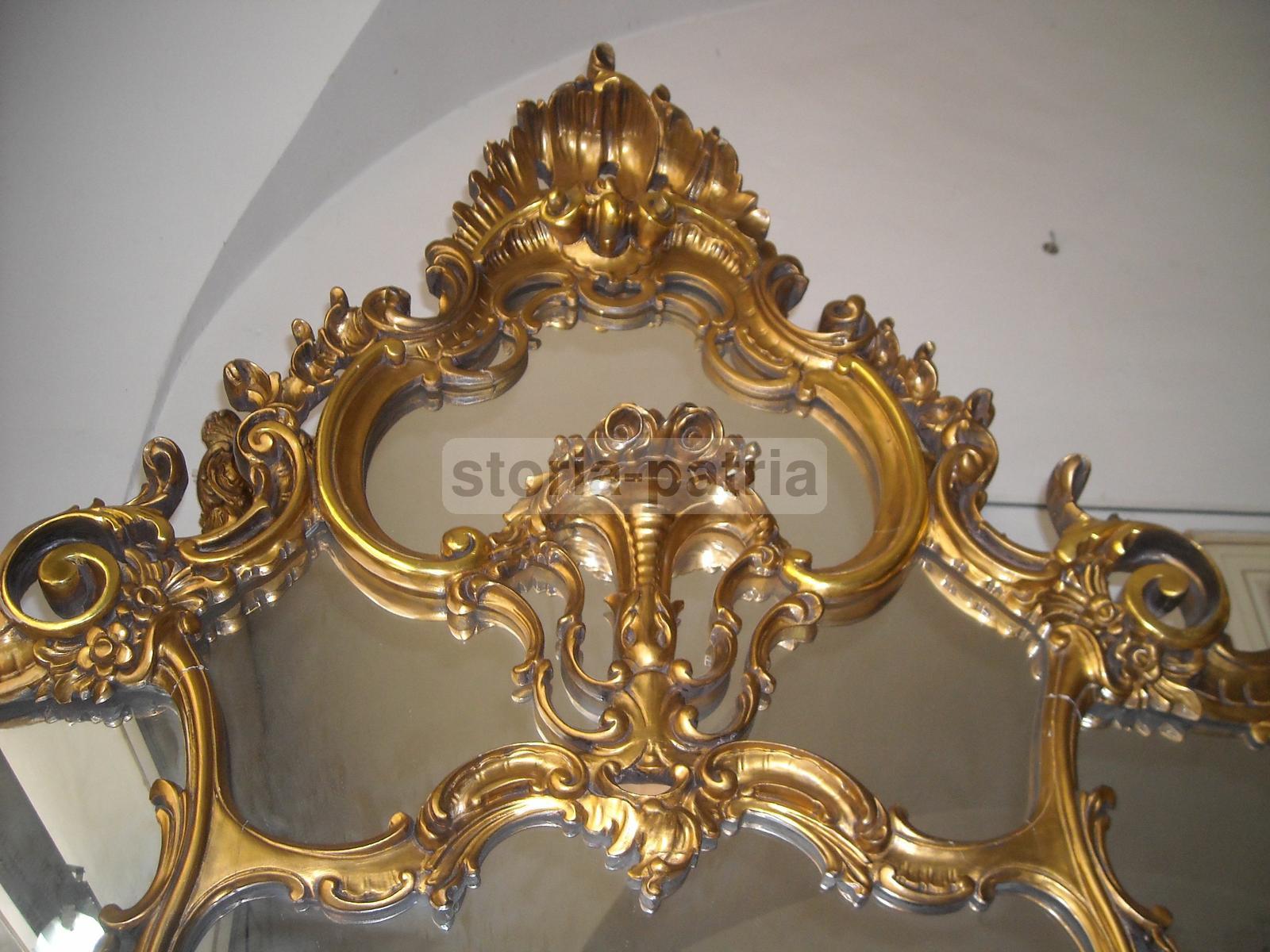 Bellissima Enorme Decorativa Specchiera Dorata, Utile Arredo, Ovunque Collocabile immagine 9