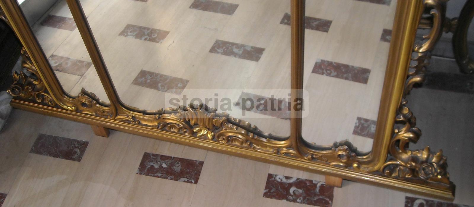 Bellissima Enorme Decorativa Specchiera Dorata, Utile Arredo, Ovunque Collocabile immagine 13
