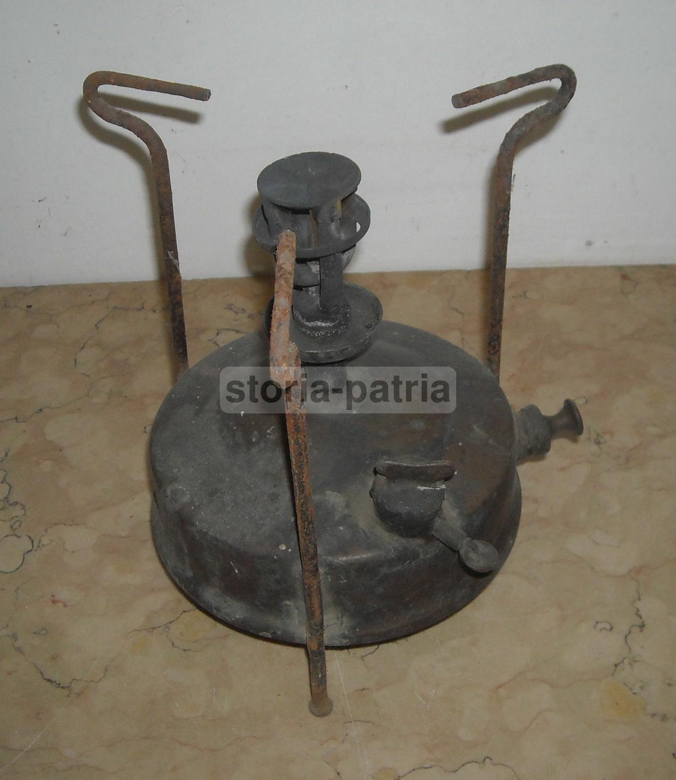 Cottura, Cucina, Antico Utensile, Decorativo Fornello, Alcool, Petrolio, Pris, d'Epoca immagine 1
