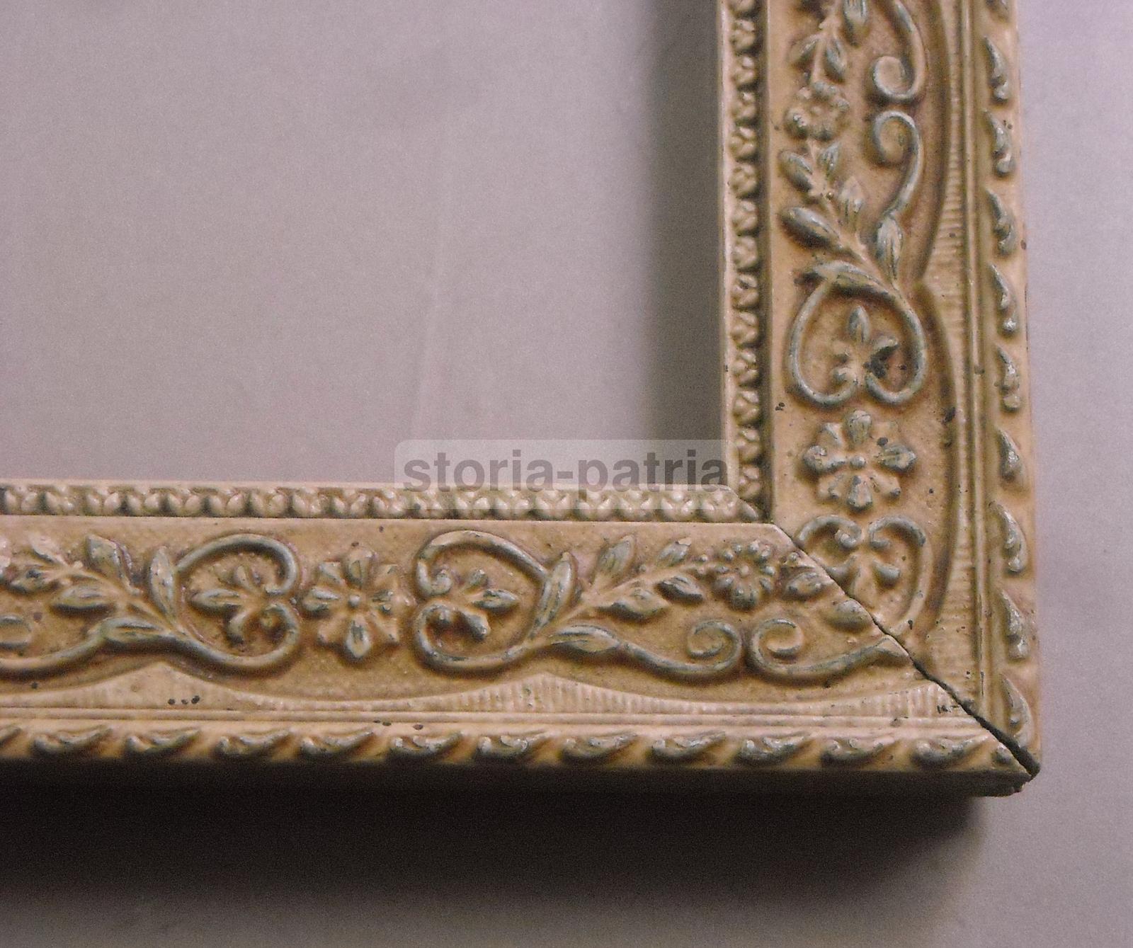 Decorativa Antica Cornice, Con Artistici Rilievi, Utile Per Stampe E Dipinti, 900 immagine 3