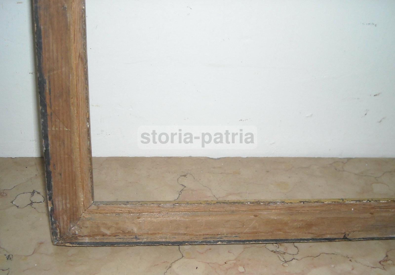Decorativa Antica Cornice, Laccata E Dorata, Elegante, Pregevoli Decori, Utilissima immagine 2