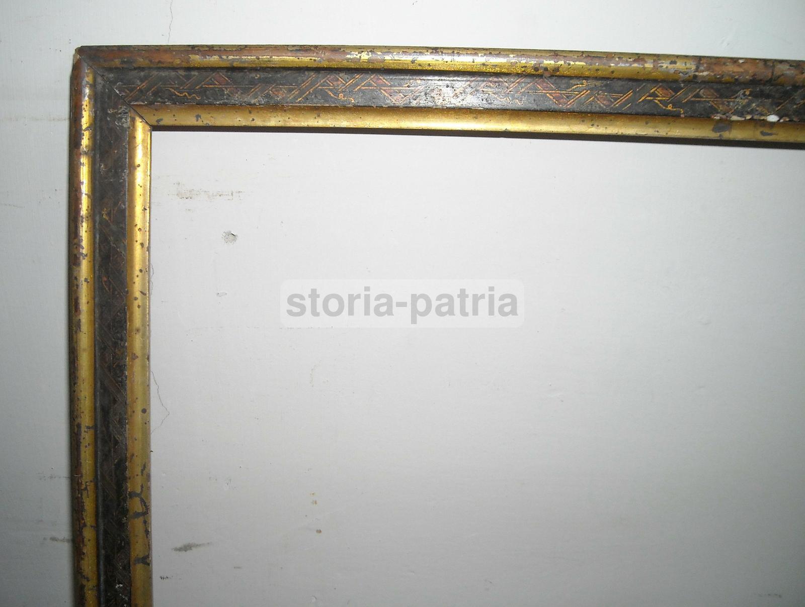 Decorativa Antica Cornice, Laccata E Dorata, Elegante, Pregevoli Decori, Utilissima immagine 4