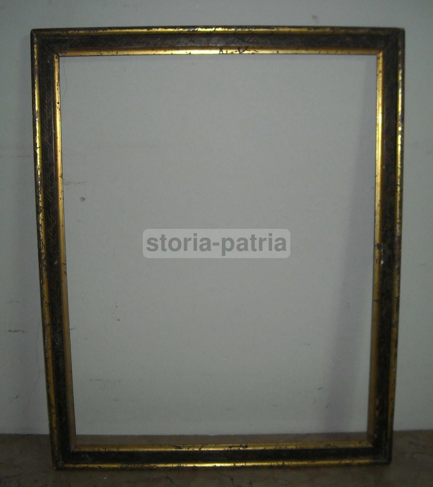 Decorativa Antica Cornice, Laccata E Dorata, Elegante, Pregevoli Decori, Utilissima immagine 8