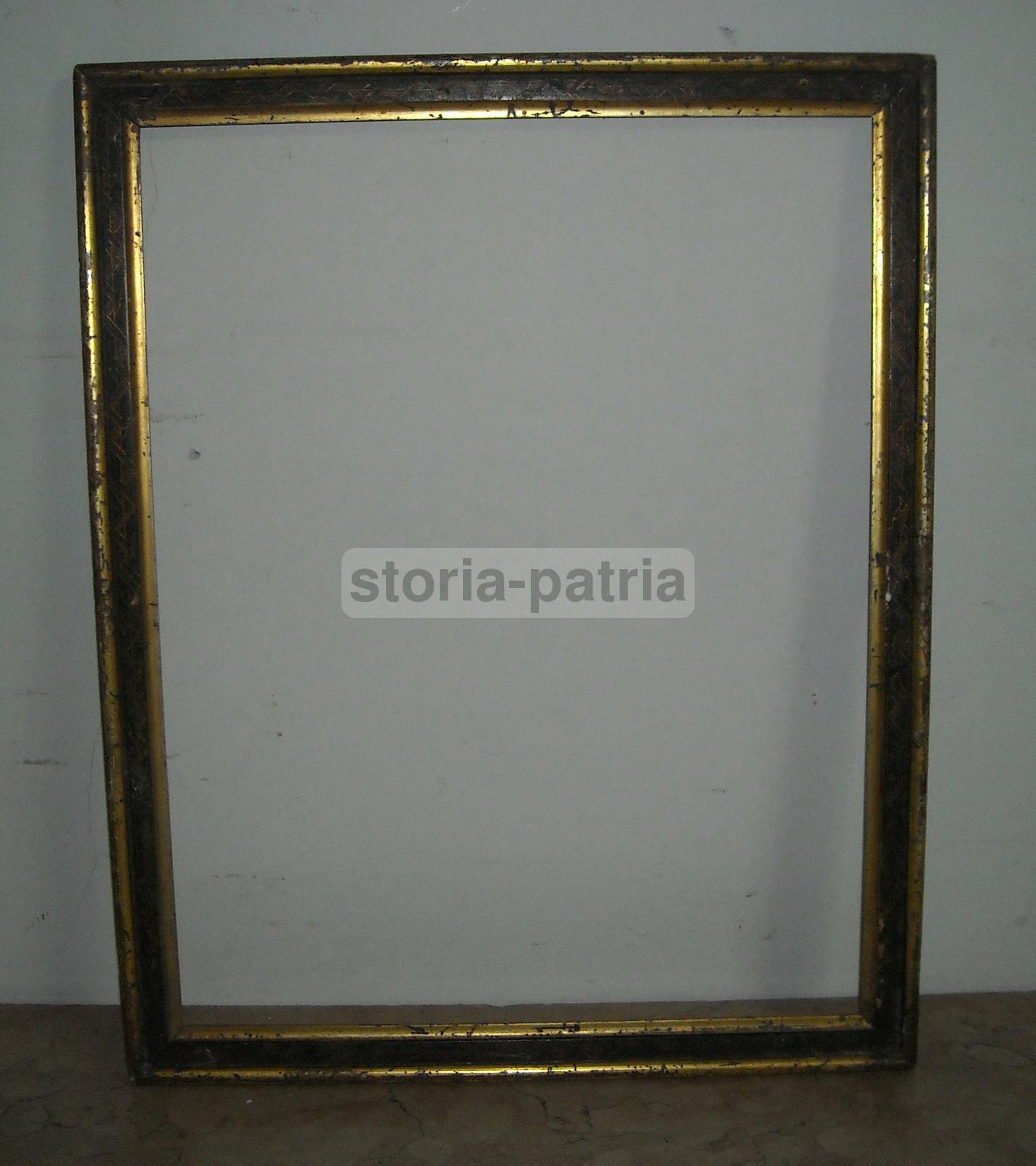 Decorativa Antica Cornice, Laccata E Dorata, Elegante, Pregevoli Decori, Utilissima immagine 9