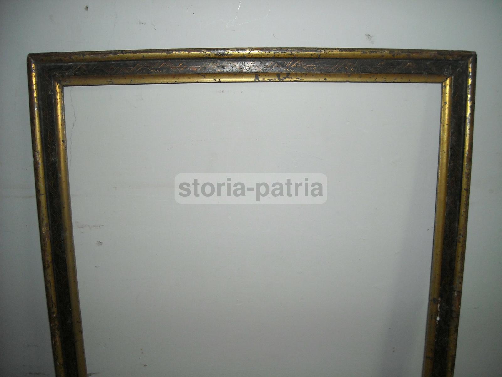 Decorativa Antica Cornice, Laccata E Dorata, Elegante, Pregevoli Decori, Utilissima immagine 10