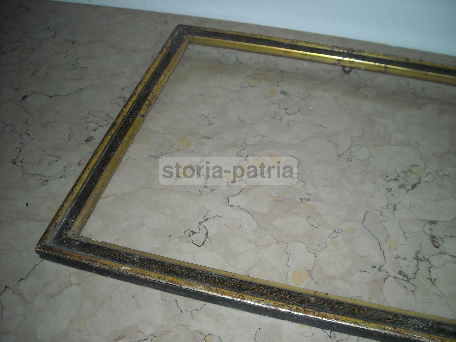 Decorativa Antica Cornice, Laccata E Dorata, Elegante, Pregevoli Decori, Utilissima immagine 11