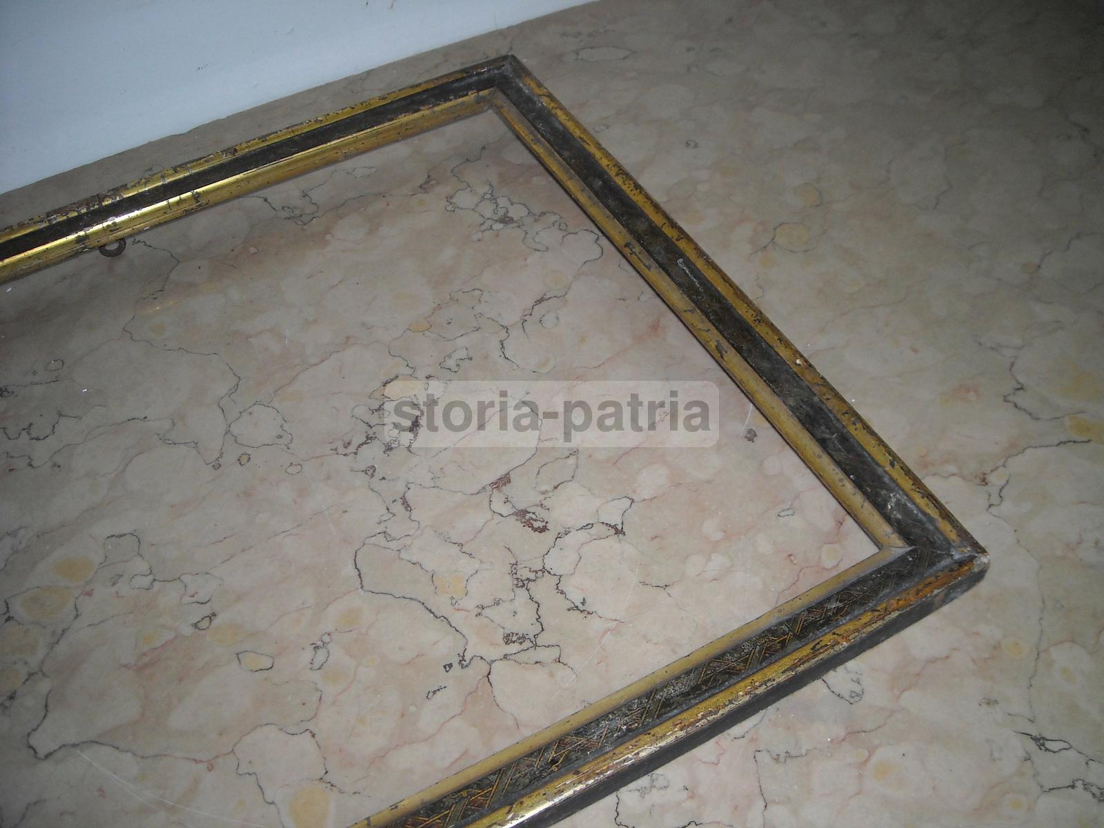 Decorativa Antica Cornice, Laccata E Dorata, Elegante, Pregevoli Decori, Utilissima immagine 12