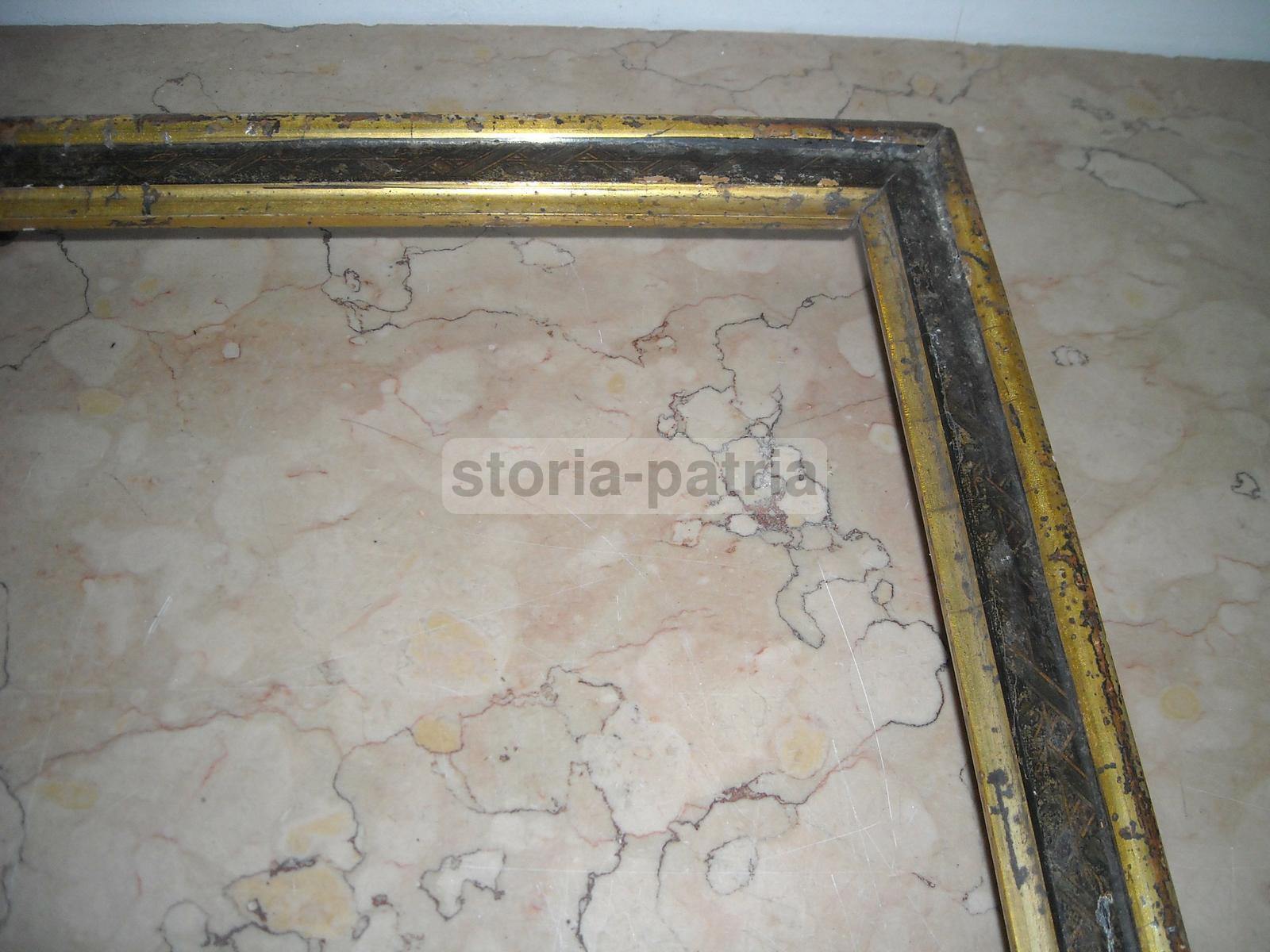 Decorativa Antica Cornice, Laccata E Dorata, Elegante, Pregevoli Decori, Utilissima immagine 13
