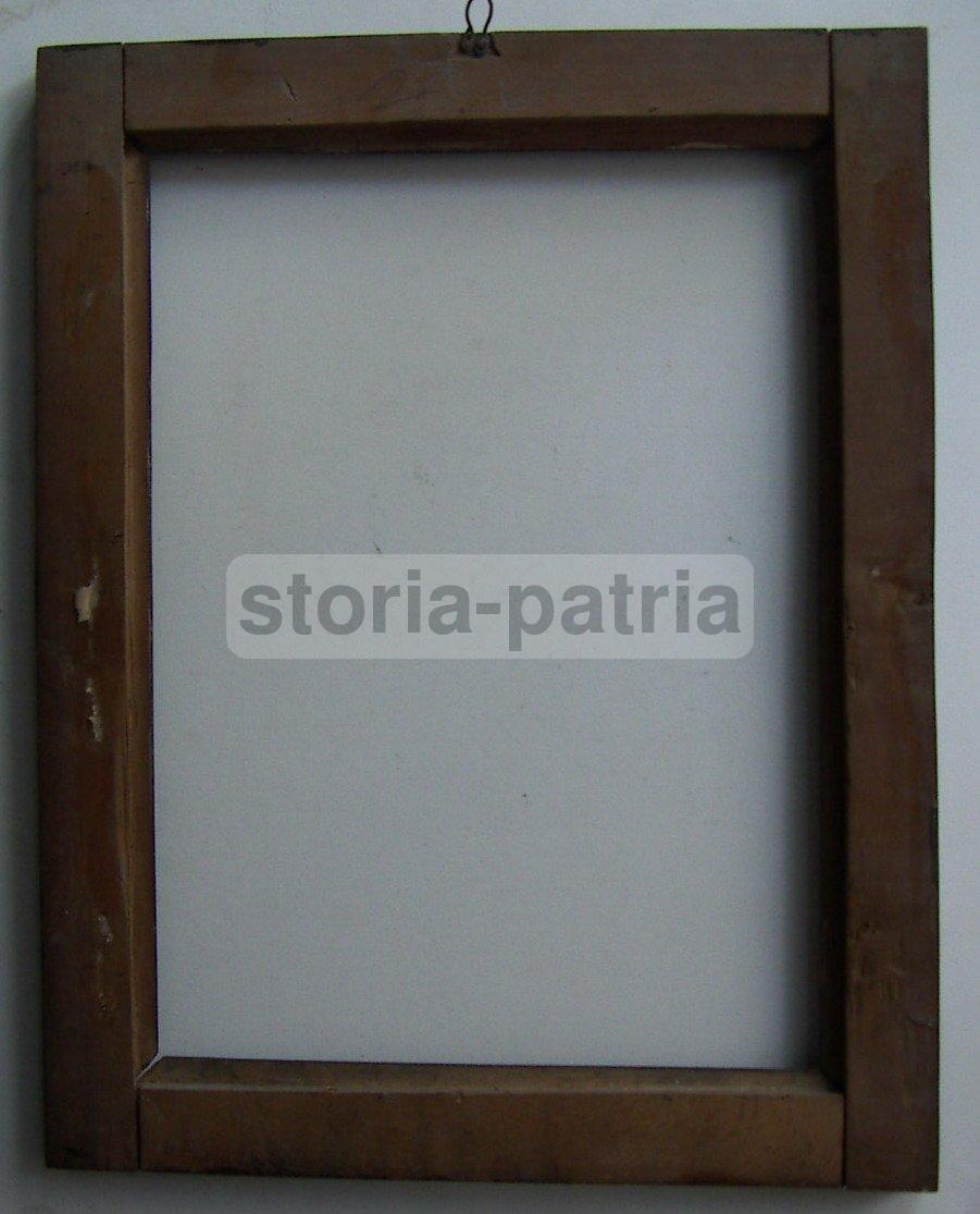 Decorativa Antica Cornice, Legno Ebanizzato, Utilissima Per Stampe E Opere Darte immagine 4