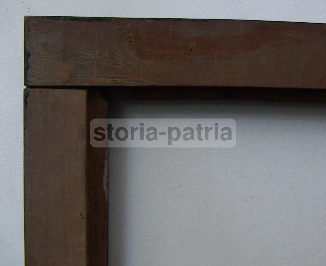 Decorativa Antica Cornice, Legno Ebanizzato, Utilissima Per Stampe E Opere Darte immagine 5