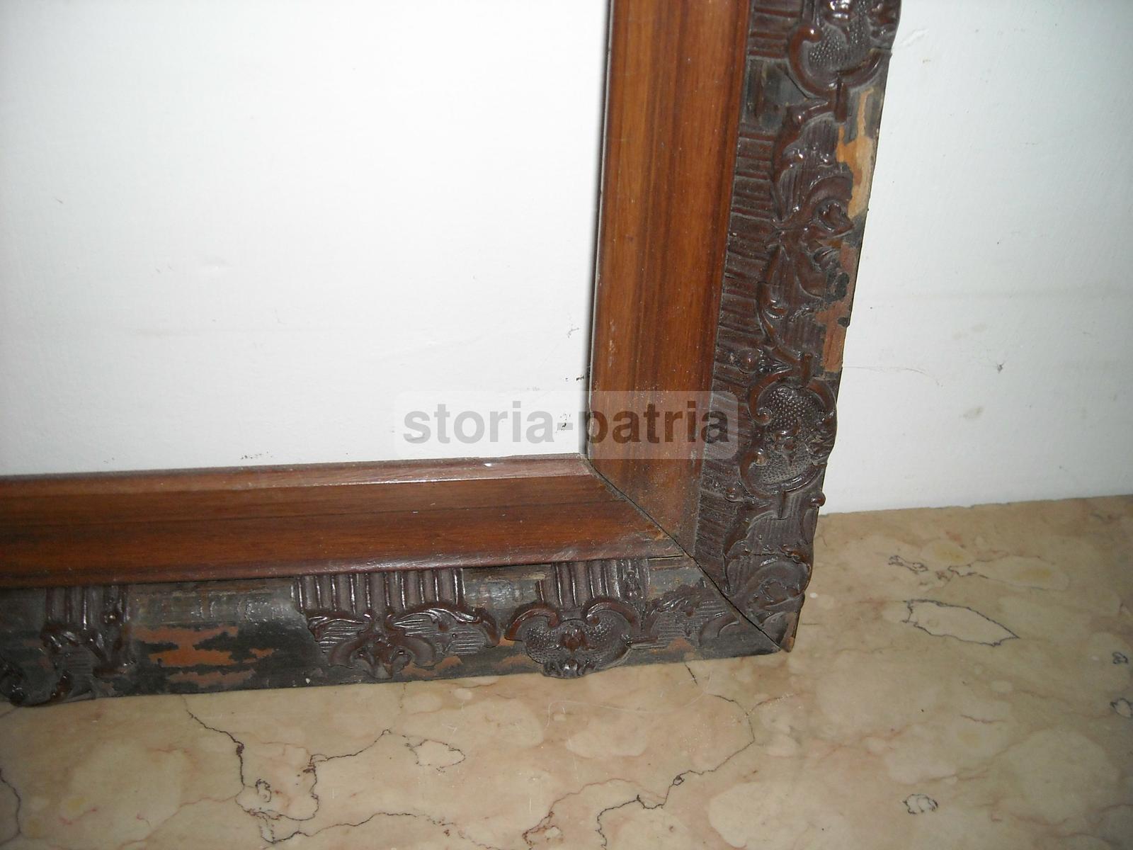 Decorativa Antica Cornice, Ottime Dimensioni, Da Restaurare, Utile Per Opere Varie 2 immagine 6