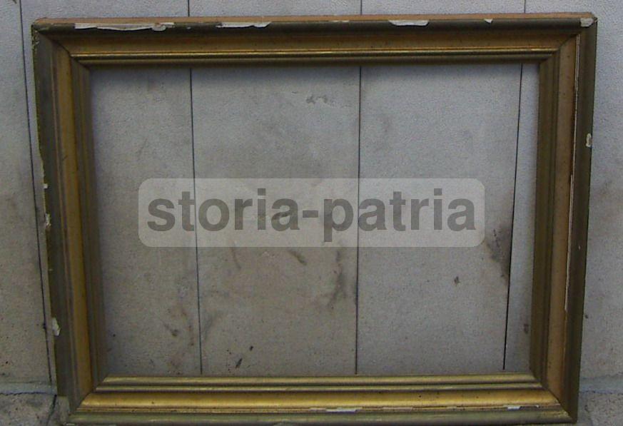 Decorativa Antica Cornice, Superficie Dorata, Belle Grandi Dimensioni, Utilissima immagine 1