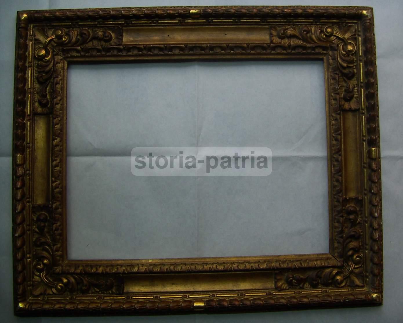 Decorativa Cornice d'Epoca, Dorata, Utile Per Dipinti O Specchiera, Molto Bella immagine 8