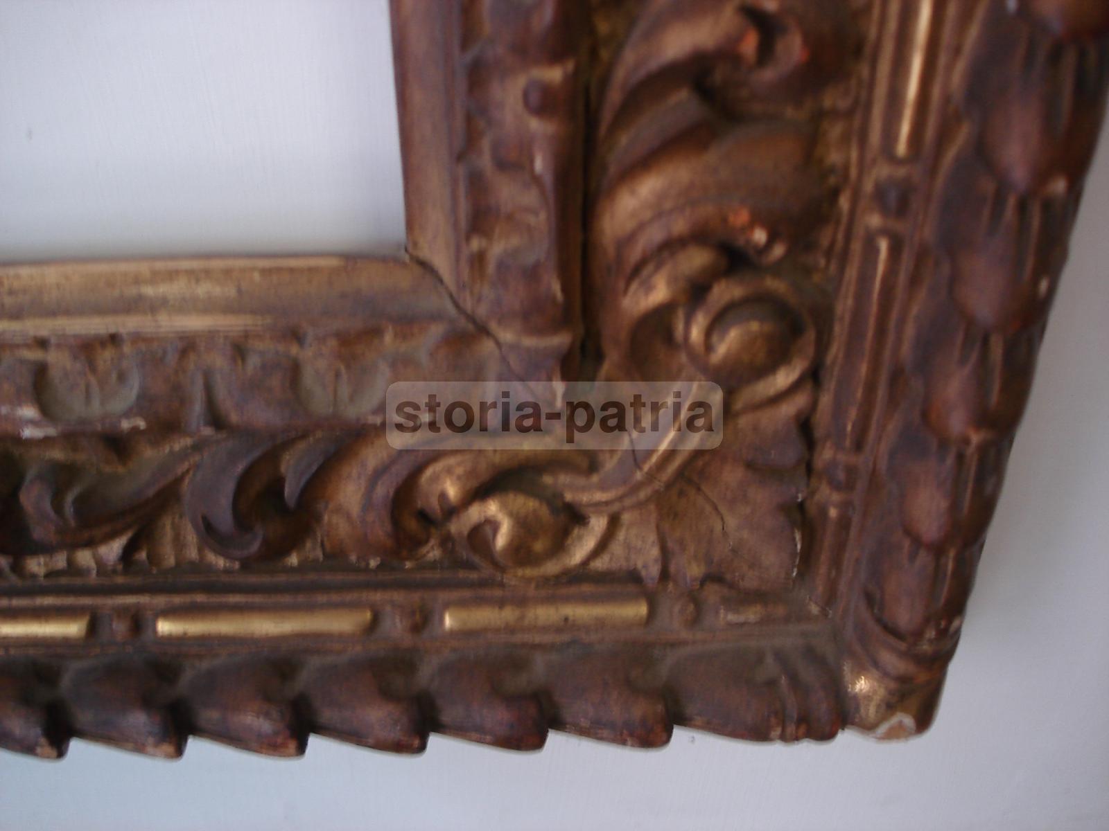 Decorativa Cornice d'Epoca, Dorata, Utile Per Dipinti O Specchiera, Molto Bella immagine 11
