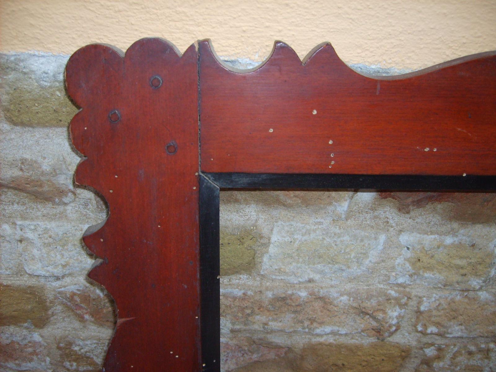 Decorativa Massiccia Inusuale Antica Cornice, Per Quadri Stampe Incisioni Specchi immagine 1