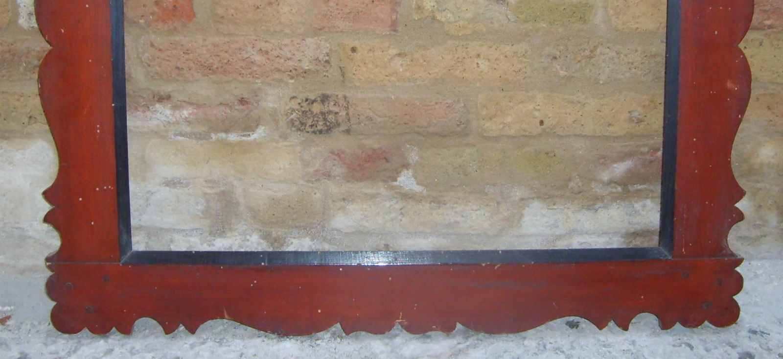 Decorativa Massiccia Inusuale Antica Cornice, Per Quadri Stampe Incisioni Specchi immagine 2