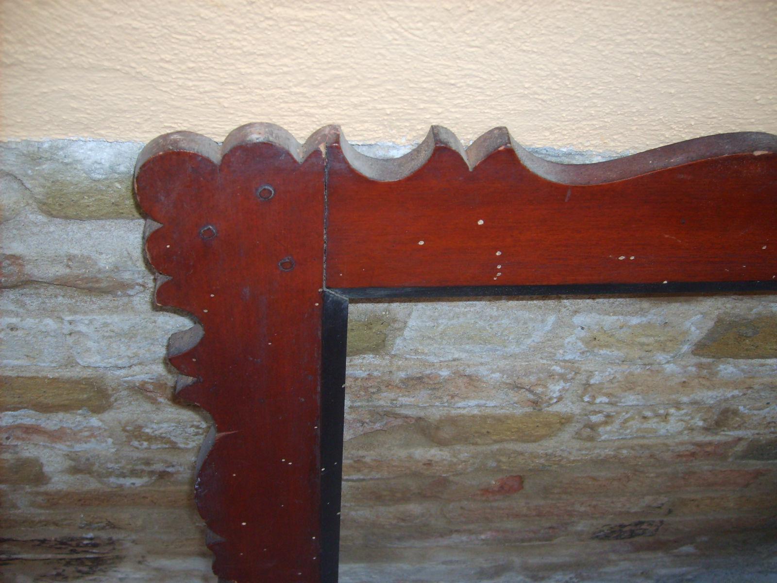 Decorativa Massiccia Inusuale Antica Cornice, Per Quadri Stampe Incisioni Specchi immagine 6