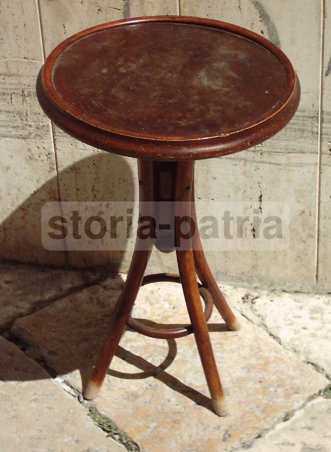 Design, Decorativo Antico Tavolino, Graziose Dimensioni, Piano Tondo, Utilissimo immagine 1