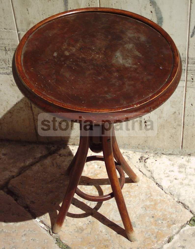 Design, Decorativo Antico Tavolino, Graziose Dimensioni, Piano Tondo, Utilissimo immagine 2