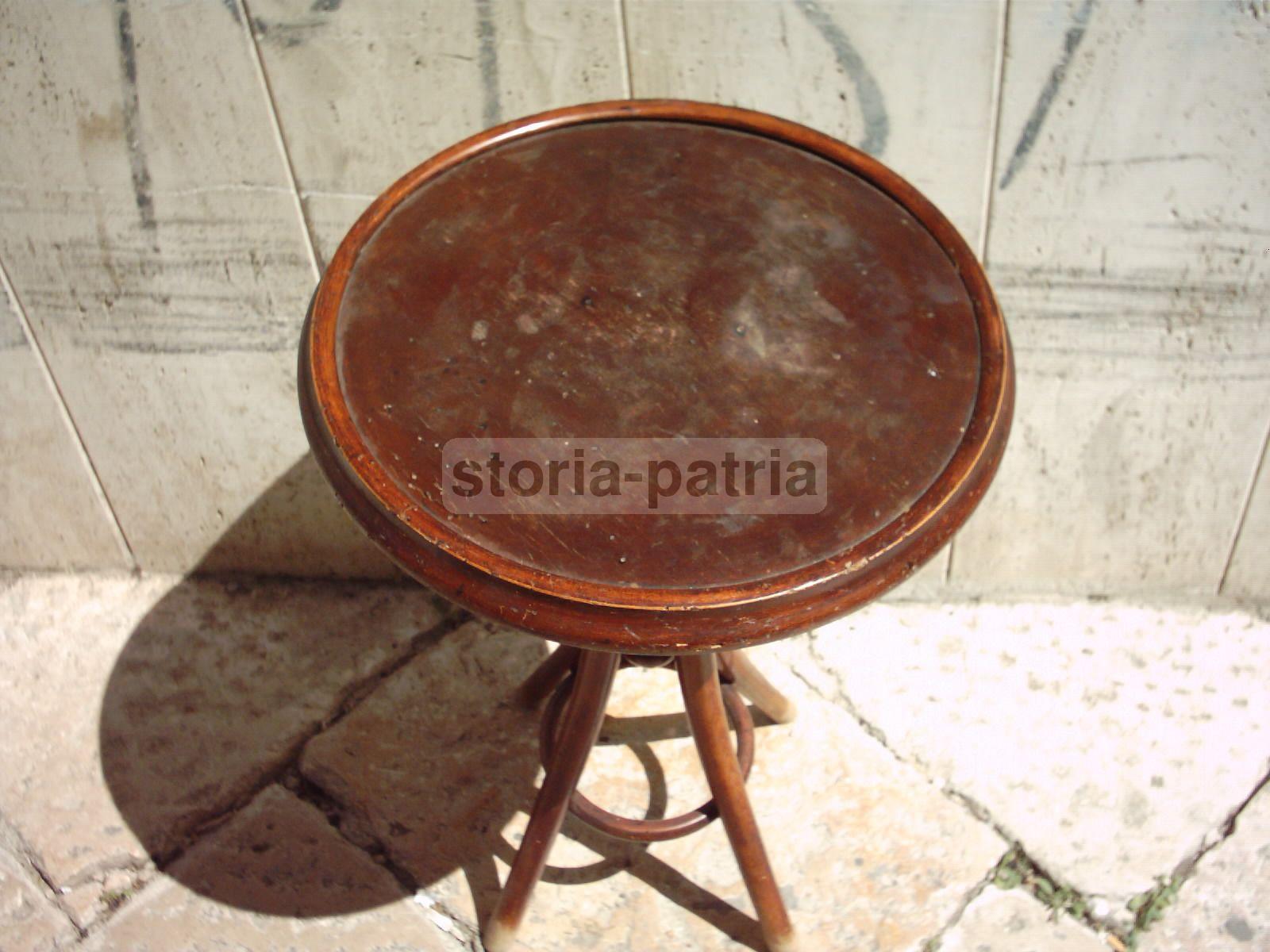 Design, Decorativo Antico Tavolino, Graziose Dimensioni, Piano Tondo, Utilissimo immagine 3