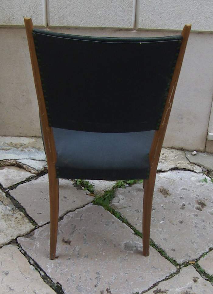 Design, Modernariato, 6 Sedie d'Epoca, Anni 50, Utilissime, Ovunque Collocabili immagine 1