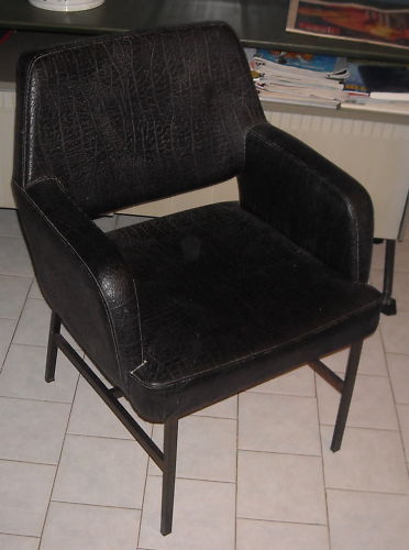 Design, Modernariato, Bella Poltrona d'Epoca, Anni 60, Decorativa, Da Collezione immagine 9
