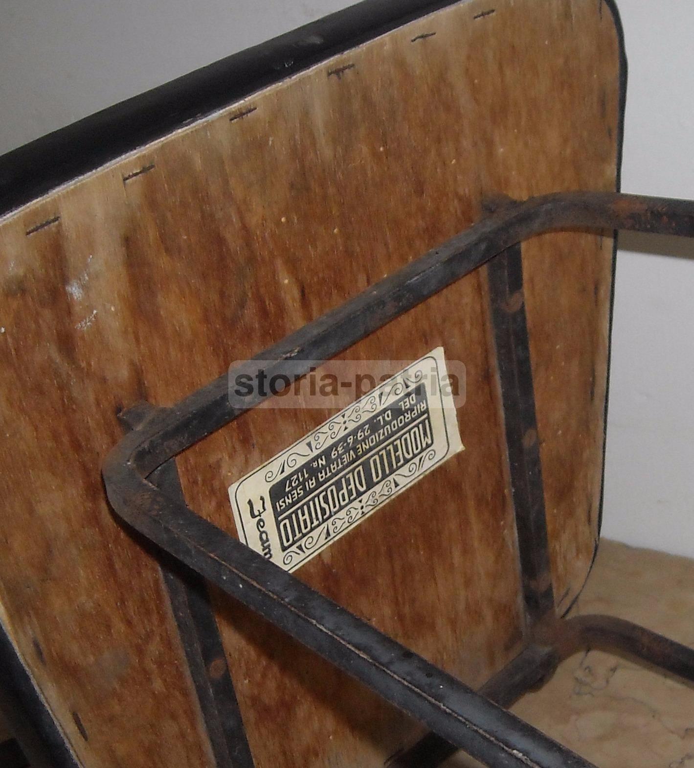 Design, Modernariato, Stilizzata Sedia, Struttura In Ferro, Decorativa, Utile, d'Epoca immagine 6