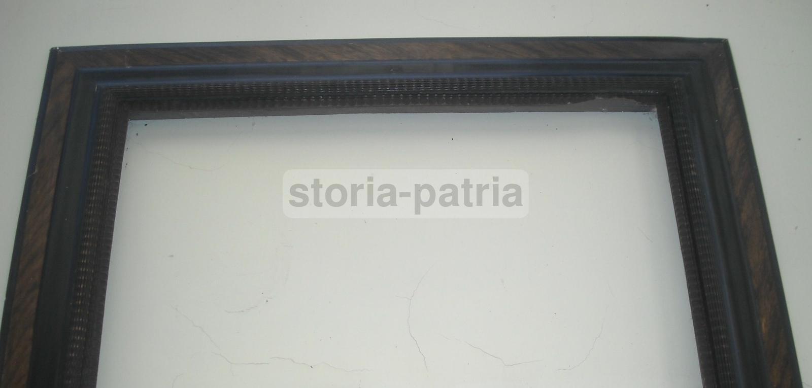 Grande Decorativa Cornice d'Epoca, Utilissima Per Dipinti E Opere Darte, Legno immagine 1