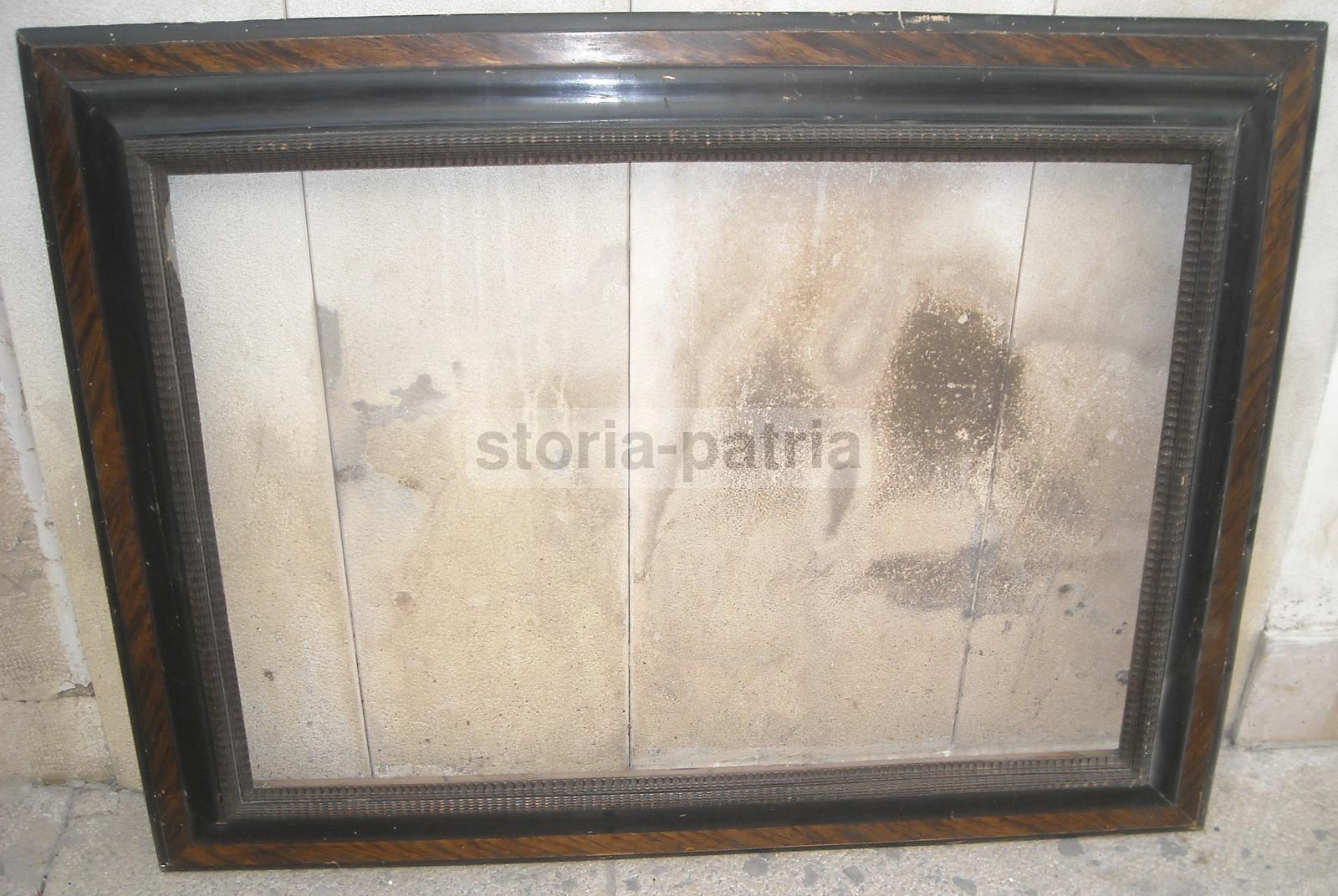 Grande Decorativa Cornice d'Epoca, Utilissima Per Dipinti E Opere Darte, Legno immagine 4