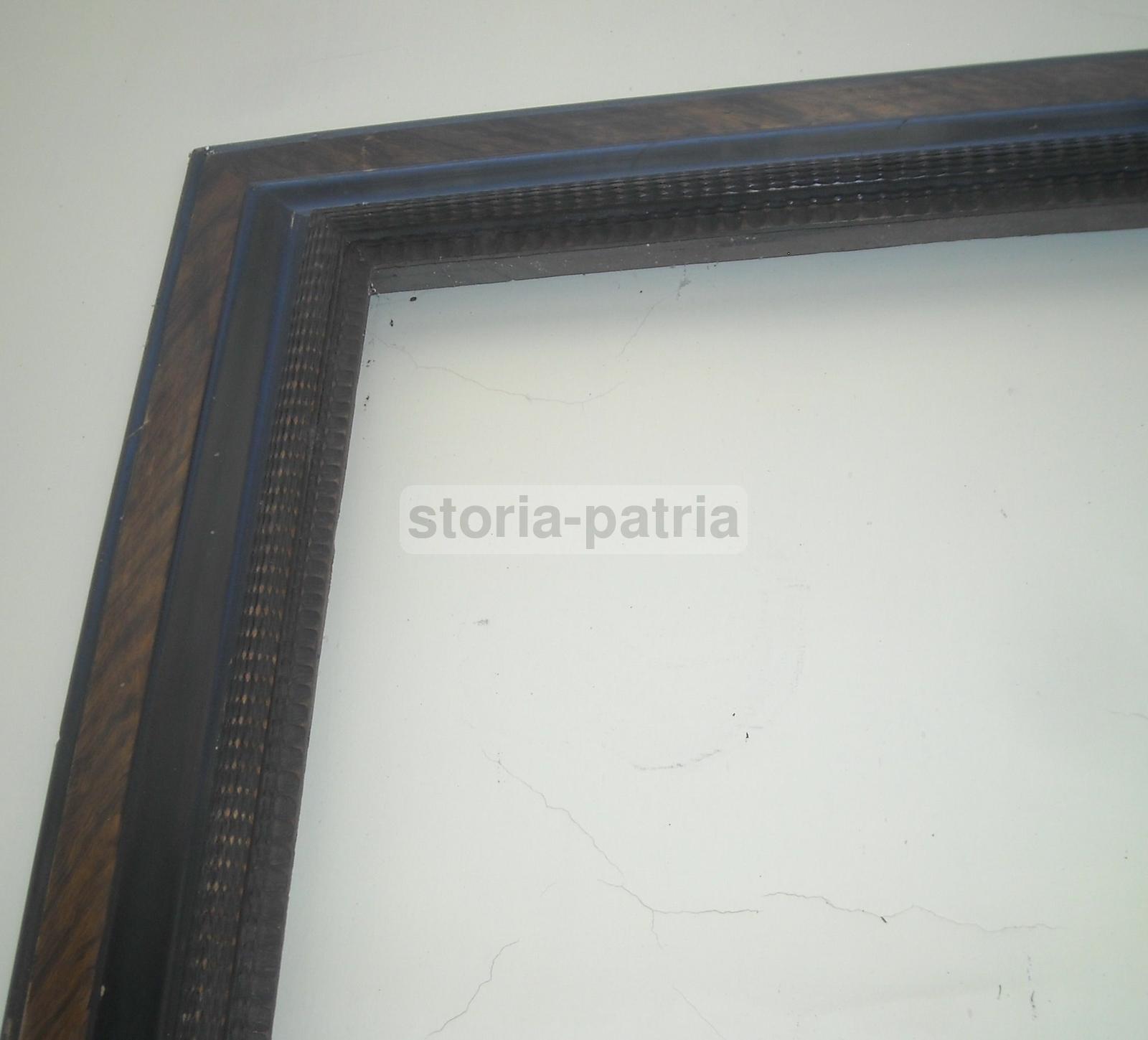 Grande Decorativa Cornice d'Epoca, Utilissima Per Dipinti E Opere Darte, Legno immagine 12